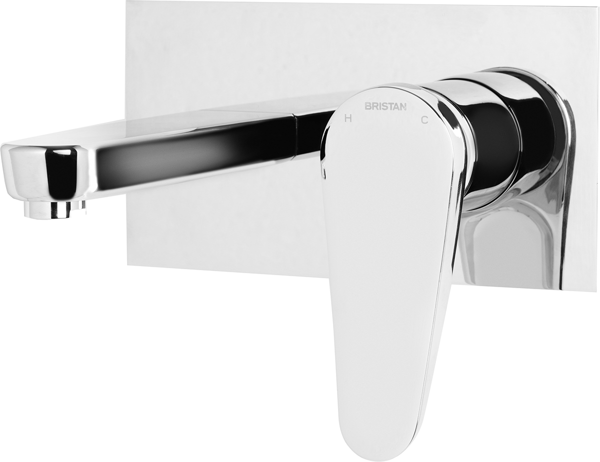 Claret WallMounted Basin Mixer Bathroom Taps Bristan