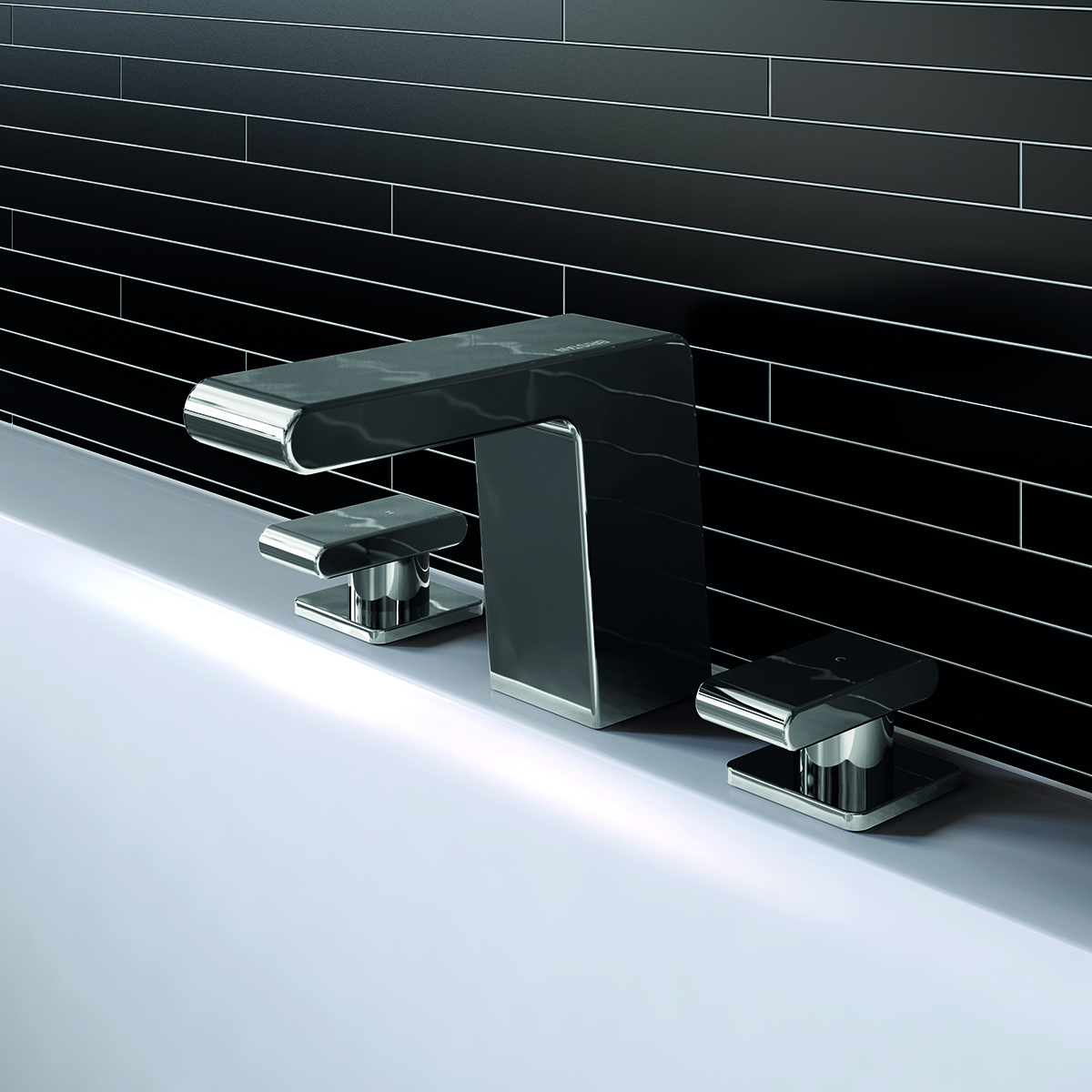 Pivot 3 Hole Basin Mixer Bathroom Taps Bristan