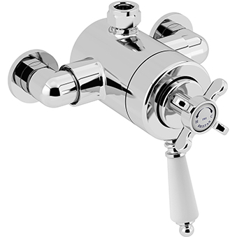 Thermostatic Exposed Dual Control Shower (Top Outlet)