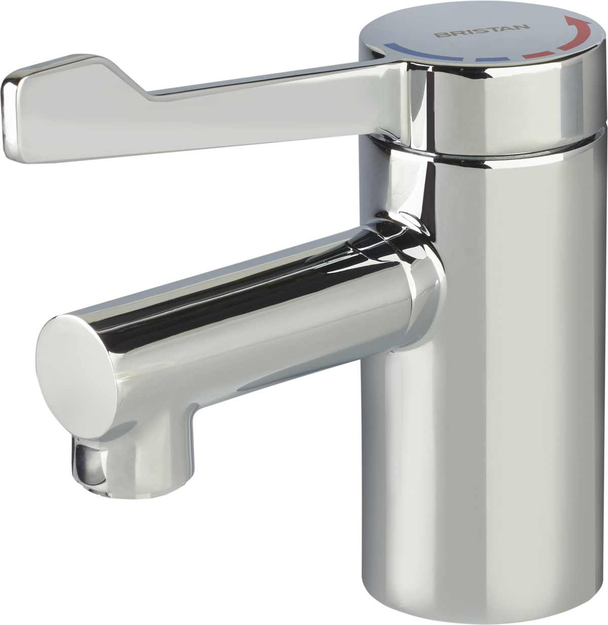 Solo2 Basin Mixer with Long Lever and copper tails (no waste