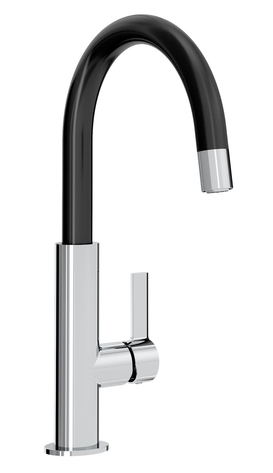 Melba Sink Mixer Black Kitchen Taps & Mixers Bristan