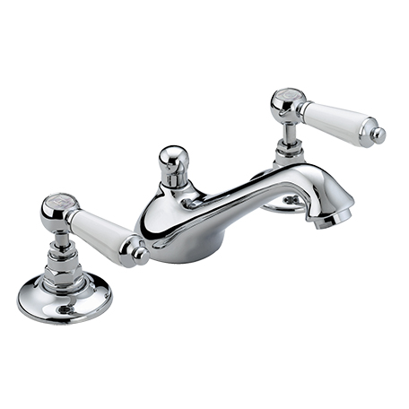 3 Hole Basin Mixer with Pop-up Waste