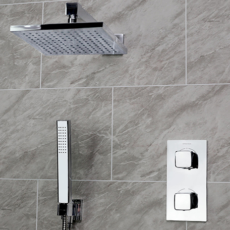 Shower Pack with Fixed Head and Wall Outlet Handset