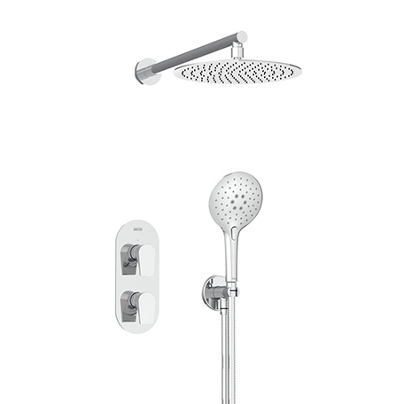 Shower Pack with Fixed Head and Wall Outlet Handset