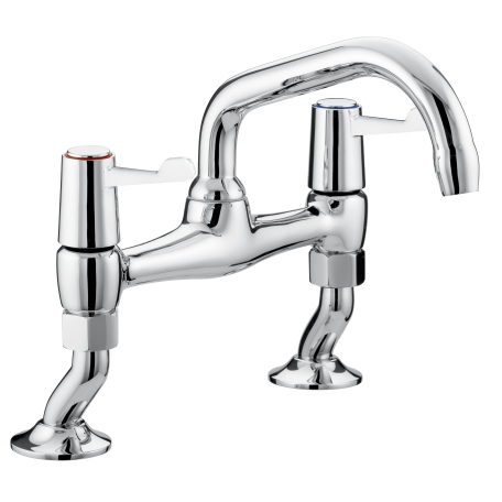 Pillar Bridge Sink Mixer with 3" (76mm) Levers