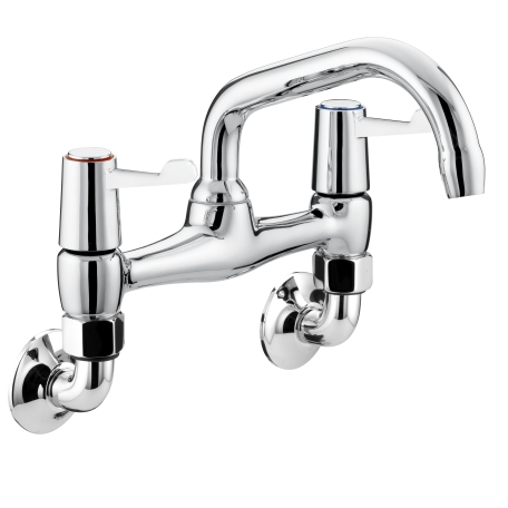 Wall Mounted Sink Mixer with 3" (76mm) Levers