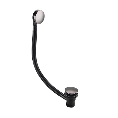 Round Clicker Bath Waste with Overflow