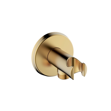 Contemporary Square Wall Outlet with Handset Holder Bracket