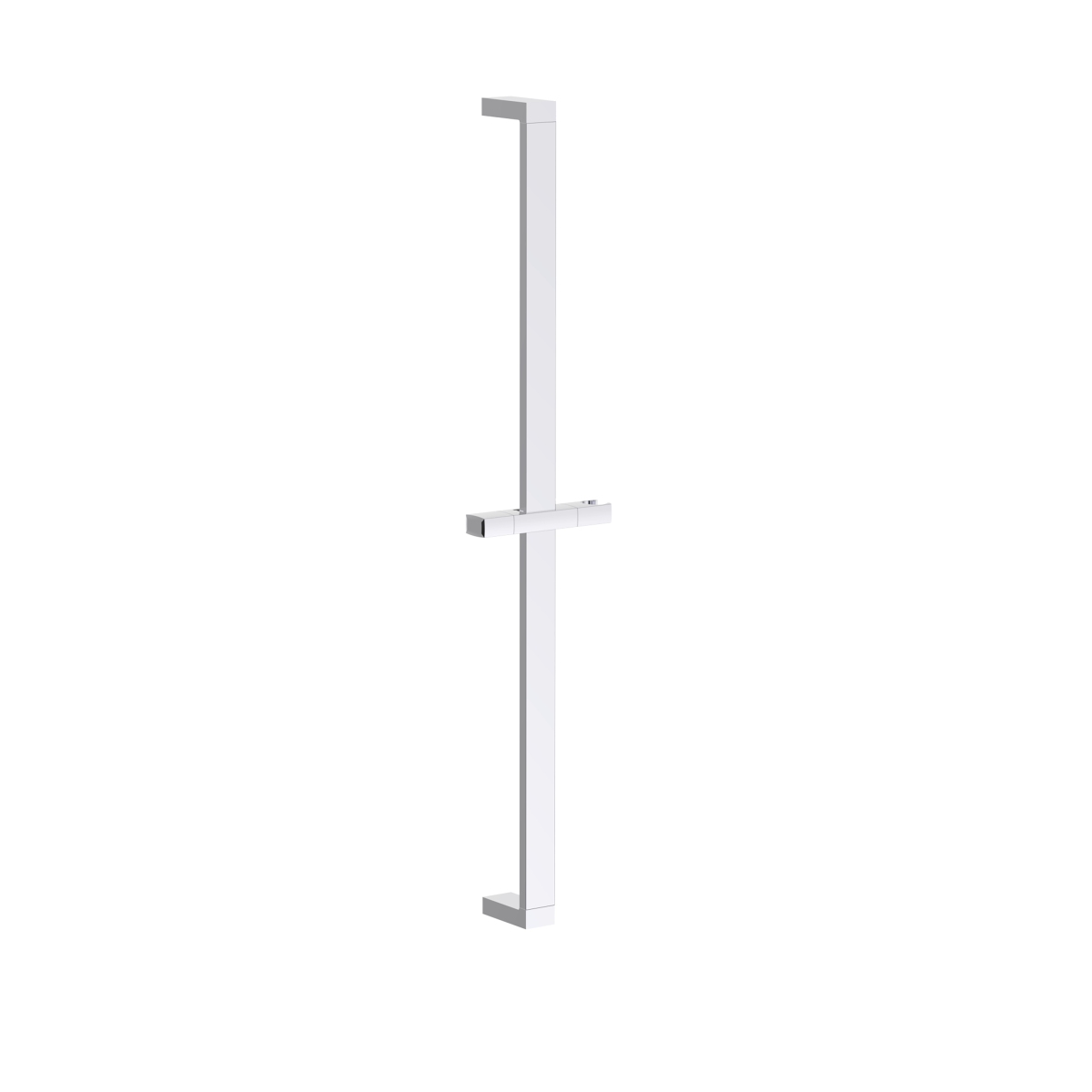 Square Riser Rail with Fixed Position Brackets Chrome | Shower ...