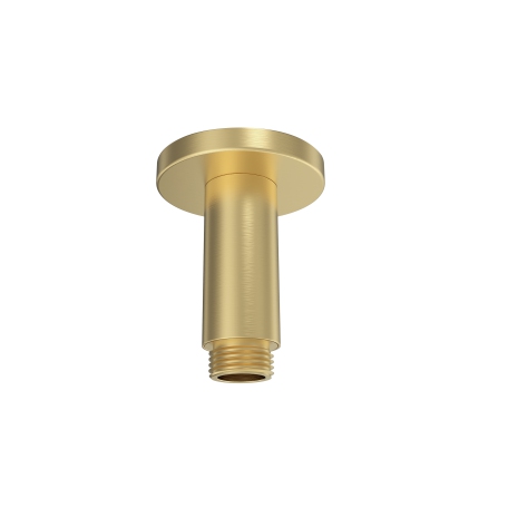 Round Ceiling Fed Shower Arm 75mm Brushed Brass