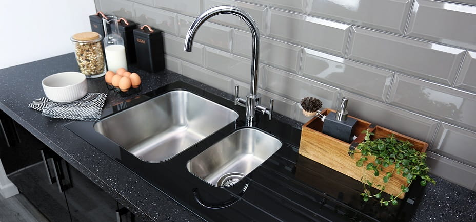 Photography of a Bristan Kitchen Sink; Glacier